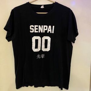 Black senpai shirt